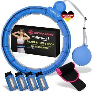 Wellrelaxx Smart Hula Hoop für Fitness mit leisen Eigenschaften