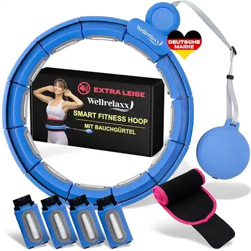 Wellrelaxx Smart Hula Hoop für Fitness mit leisen Eigenschaften