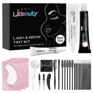 Wimpern- und Augenbrauenfarbe Libeauty Schwarz für zu Hause