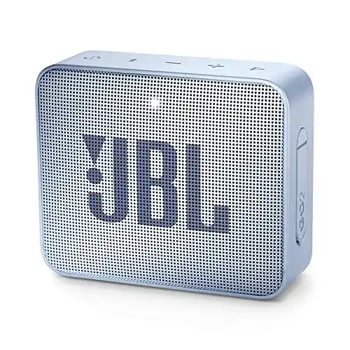 JBL GO 2 Bluetooth Lautsprecher in Hellblau – Kompakte Musikbox