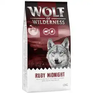 Wolf of Wilderness Hundefutter Ruby Midnight Rind und Kaninchen 12 kg