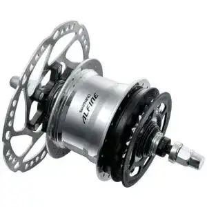 Shimano 11-Gang-Nabe SGS700AL Alfine Disc 36 Loch mit Zubehör
