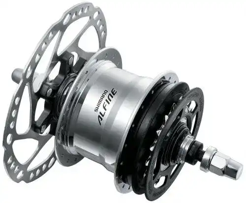 Shimano 11-Gang-Nabe SGS700AL Alfine Disc 36 Loch mit Zubehör