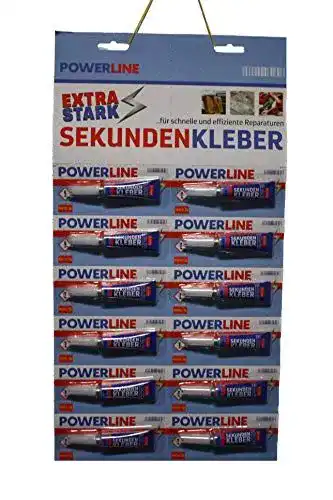 Powerline Sekundenkleber Extra Stark, 12 Tuben à 3g