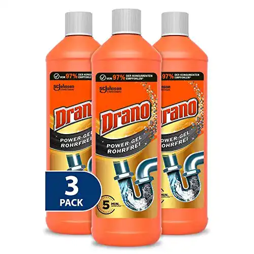 Drano Rohrreiniger-Gel von Mr Muscle für effektive Rohrreinigung