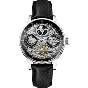 Ingersoll The Jazz 42 mm Automatik Herrenuhr mit Lederarmband