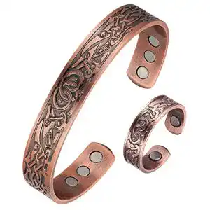 Kupferarmband BioMag für Männer mit Arthritis und Magnettherapie