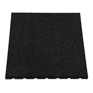 Fallschutzmatten Honbeanify 4 Stück 1 m² 50 x 50 cm Gummi