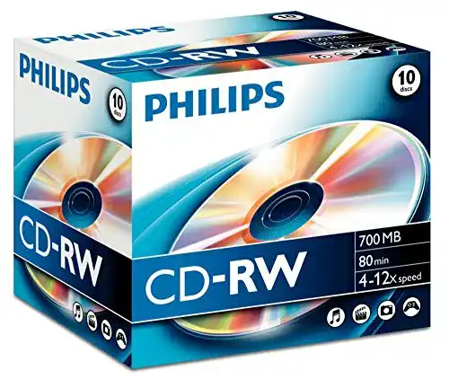 CD-RW Philips 80 Minuten für Audio und Daten