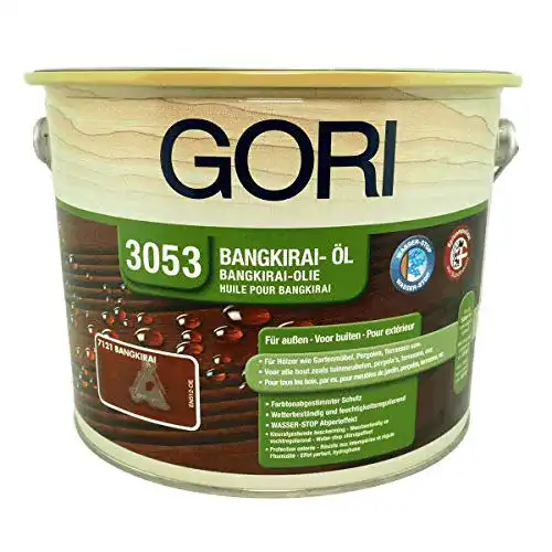Bangkirai-Öl Gori 3053 Holz-Öl 7121, 2,50 Liter für Holzschutz