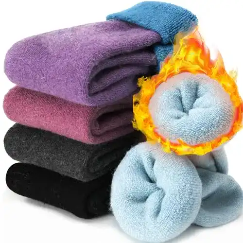 Thermosocken für Damen aus Merinowolle von EBMORE
