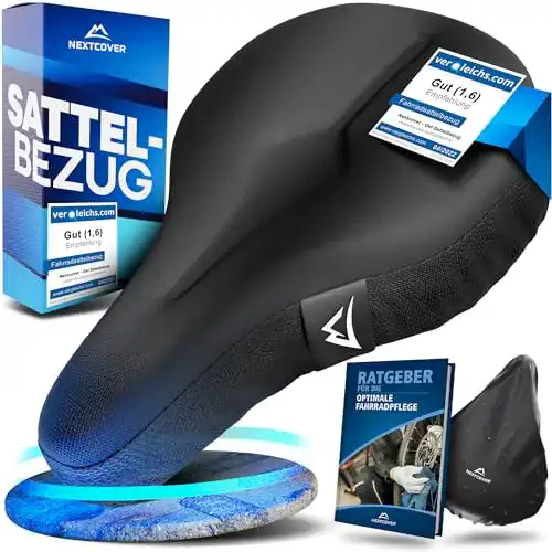 Sattelbezug für Fahrräder Nextcover CoverOne Universal Gel mit Regenschutz