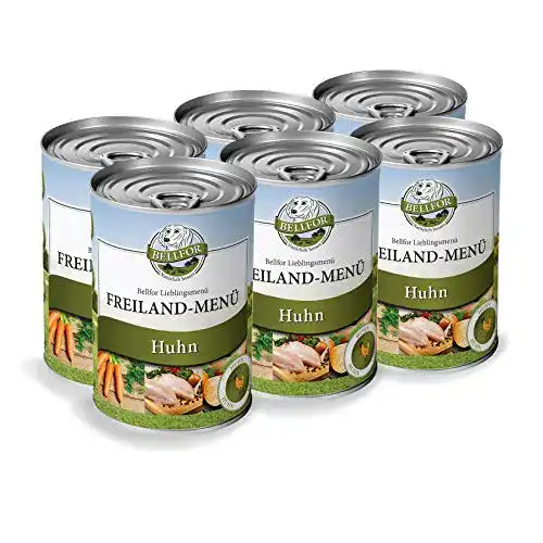 Bellfor Freiland-Menü Nassfutter für Hunde