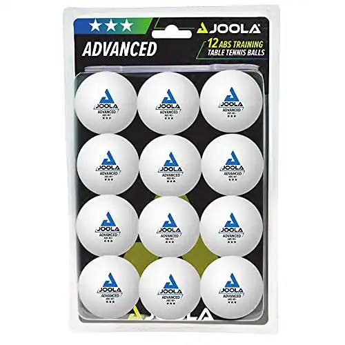 Tischtennisbälle von JOOLA 44205 im 12er Blisterpack, 40mm