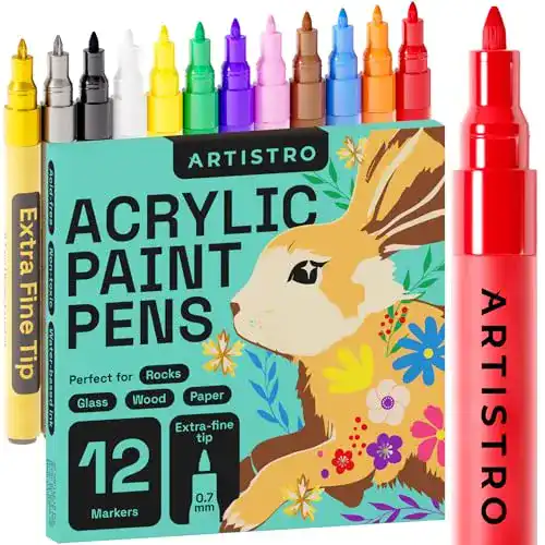 Porzellanstifte Artistro Acrylmarker für verschiedene Oberflächen