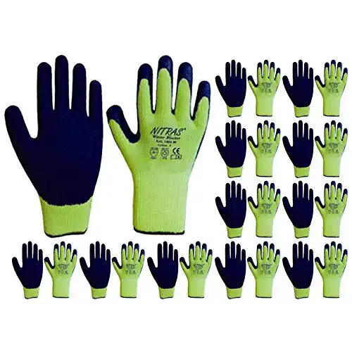 Arbeitshandschuhe Winter Nitras 12 Paar 1603W Blocker Größe 10