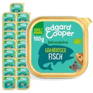 Bio-Nassfutter für Hunde mit biologischem Fisch von Edgard Cooper