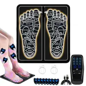 EMS Fußmassagegerät Jenylu – Tragbares Massagegerät mit 9 Programmen