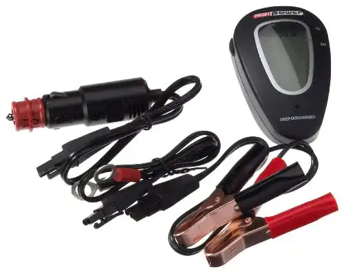 Autobatterietester Unitec Profipower 76781 für 12V und 24V Batterien