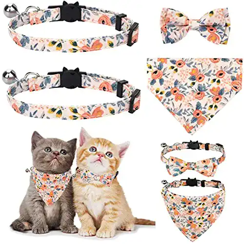 Katzenhalsband Molain im 2er-Set mit Glocken