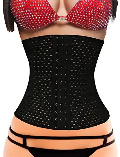 SchwabMarken Waist Trainer Korsett in Schwarz, Größe M
