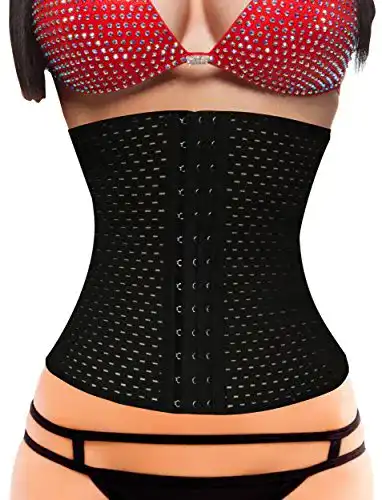 SchwabMarken Waist Trainer Korsett in Schwarz, Größe M
