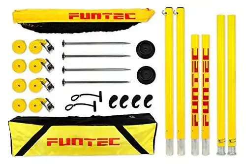 Transportables Beachvolleyballnetz Funtec Pro Beach Set