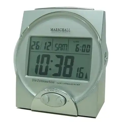 Sprechender Wecker Marschall 1025 – Funkuhr mit Zeitansage