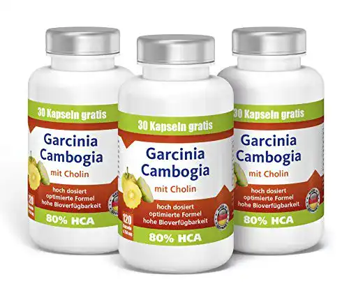 Garcinia Cambogia Appetitzügler 3er Pack – Natürliche Unterstützung