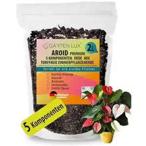 Zimmerpflanzenerde Garten Lux Premium Aroid Mix Erde 2L 5 Komponenten