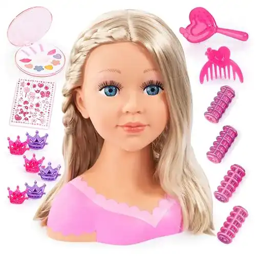 Schminkpuppe Bayer Design B2890088 Charlene Stylingkopf