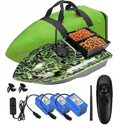 Futterboot YLLLLY mit 12000mAh Akku und 500m Reichweite