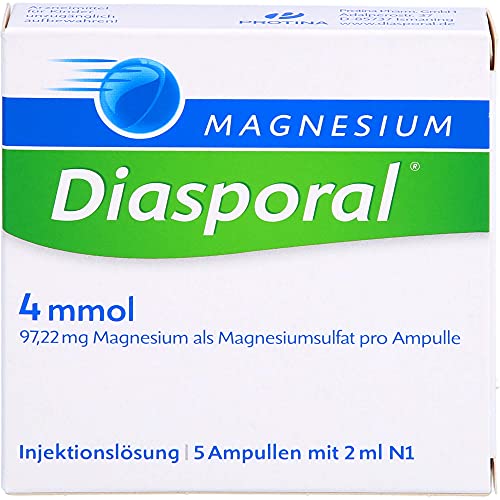 Magnesium Diasporal 4 mmol Ampullen 5×2 ml zur Anwendung