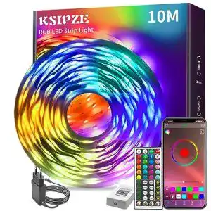 KSIPZE LED-Streifen 10m RGB für vielfältige Lichtgestaltung