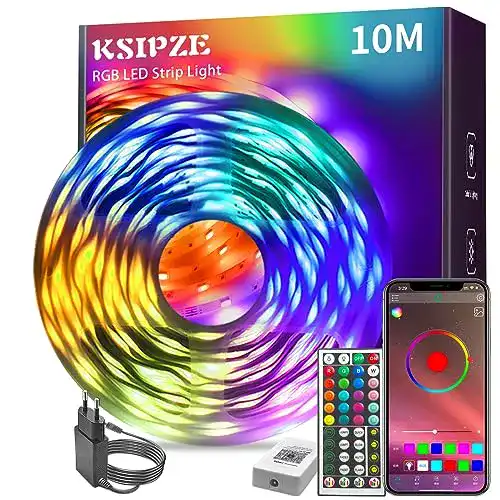 KSIPZE LED-Streifen 10m RGB für vielfältige Lichtgestaltung