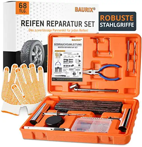 Reifenreparaturset Baurix Premium 68-teilig