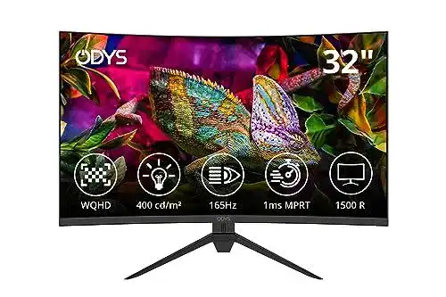 Monitor 32 Zoll 4K Odys XP32 PRO 80cm (32″) WQHD Curved