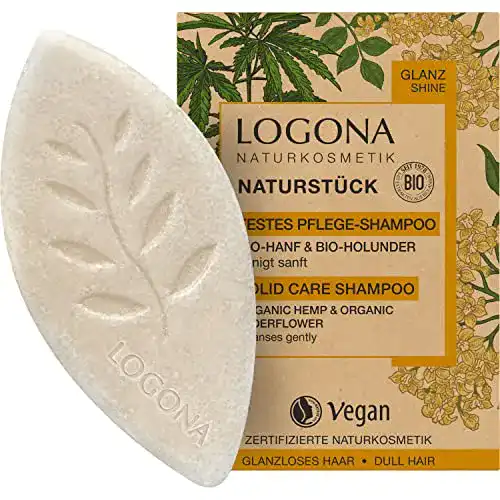 Hanf-Shampoo Logona Naturkosmetik Festes Haarshampoo für Glanz