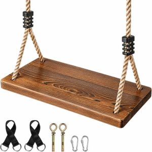 Brettschaukel Extfans aus Holz für Garten und Innenbereich