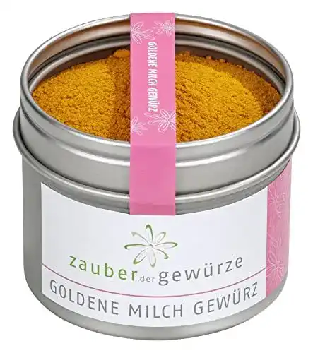 Goldene Milch Pulver von Zauber der Gewürze Gewürzmischung für Getränke und Speisen