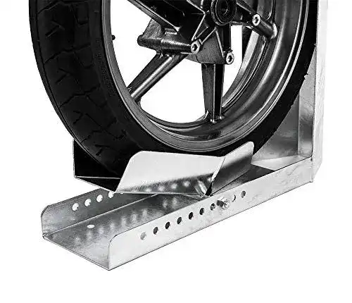 Motorradwippe KTC Tec mit Vorderradklemme für verschiedene Reifengrößen