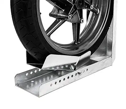 Motorradwippe KTC Tec mit Vorderradklemme für verschiedene Reifengrößen