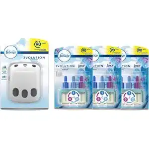 Febreze Duftstecker Set 3Volution mit 3 Nachfüllflaschen Lenor