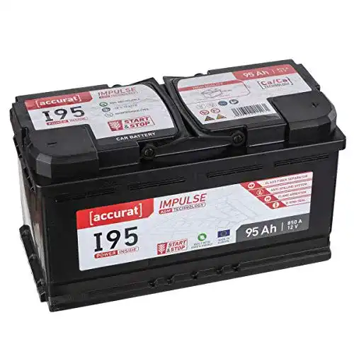 AGM-Batterie 95Ah Accurat Impuls I95 12V für Autos