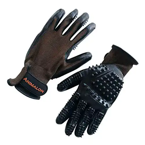 Fellpflege-Handschuh Animalon aus Kautschuk für Hunde und Pferde