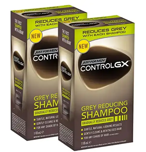 Shampoo gegen graue Haare Just For Men Control GX im 2er-Pack