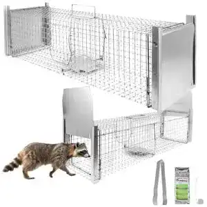 Waschbärfalle Petigi Lebendfalle für Marder und Ratten