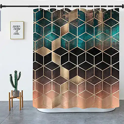 Duschvorhang Kuchisity 180 x 200 cm mit Anti-Schimmel Eigenschaften