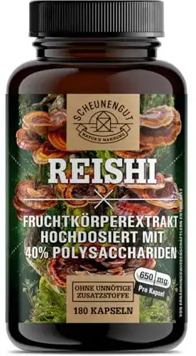 Reishi Kapseln Scheunengut – 1950mg pro Tagesdosis