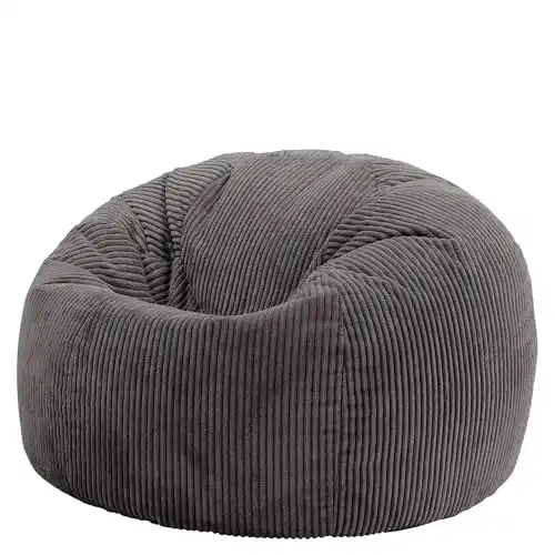 Sitzsack Icon Klassischer Flauschig aus Cord Kingston